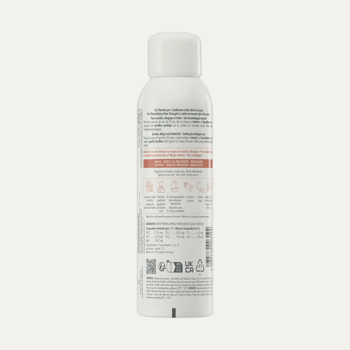 Avène Thermal Spring Water Spray, 150 ml can, view 2